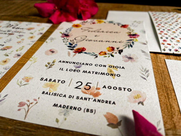 Partecipazione Fiori colorati - immagine 3
