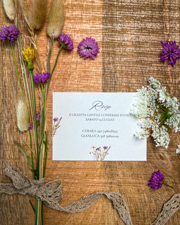 Rsvp Fiori di campo - immagine 2