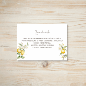 Lista nozze Limone