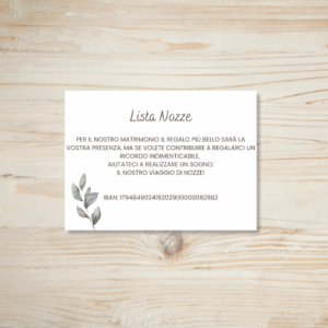 Lista nozze Eucalipto