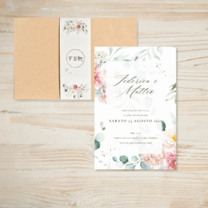 Partecipazione Fiori eleganti