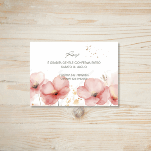 Rsvp Fiori stilizzati