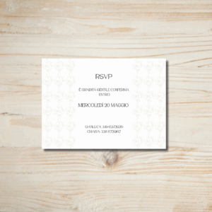 Rsvp Monocromatico
