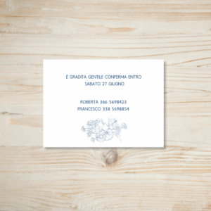 Rsvp Petali Blu